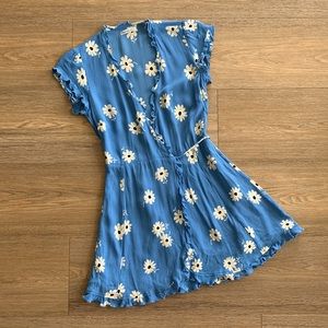 REFORMATION Daisy Mini Wrap Dress Sz XS